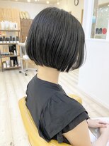 モリオフロムロンドン 松戸店(Morio from London)&nbsp;【松戸　ムラマツ】大人かわいい黒髪ボブ　秋冬前下りボブ