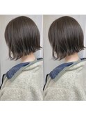 [原宿表参道駅/ショコラベージュ/ボブルフ/カール]