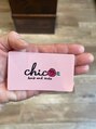 チコ(chico)&nbsp;chicoのロゴは妹にデザインしてもらいました。気に入ってます！