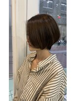 ヘアアンドメイク 心座(hair&make) ショートボブ