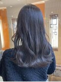 アッシュグレージュ ロングヘア 巻き髪セット