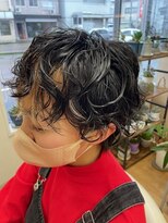 アメイジングヘアー 中沢店(AMAZING HAIR) ショートカット/ショートパーマ/マッシュパーマ/前髪あり