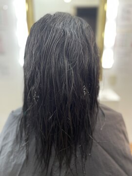 ミヤコウシティ美容室 外ハネ