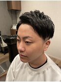 アップバングショートスタイル
