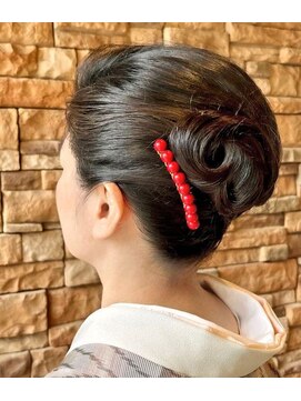 エノモト(ENOMOTO) 夜会風アレンジうなじスッキリアップヘア結婚式 二次会 イベント