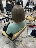 シアーミルクティー夏デザインカラーレイヤーカットブリーチ所沢