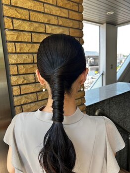 アットウィルヘアー(at will hair)の写真/とびきり可愛いヘアセットで一日中HAPPYに*結婚式やイベントなど大切な日を華やかに演出*{成田/ヘアセット}