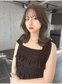 レイヤーカット/韓国/シースルーバング