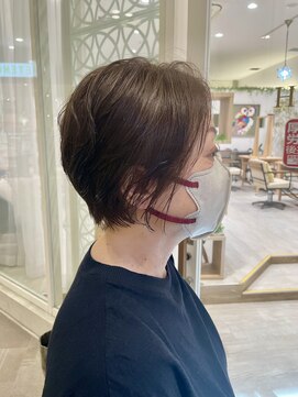 ヘアーズ 住吉店(HAIRZ) 《HAIRZ》渡内美遥　大人女子えり足スッキリショート