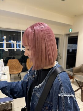 マージュ ギンザ(marju GINZA) ☆韓国カラー ピンクカラー ブリーチカラー