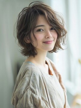 アルトリスト(Altruist Aging×HAIR&SPA) ☆イメチェンピンクベージュアンブレラカラー前髪クールショート