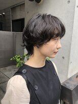 マッシュウルフ×パーマ