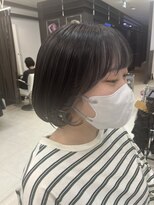 プランタン フォー ヘアー(printemps FOR HAIR) フェイスレイヤー×インナーカラー×韓国風ボブ