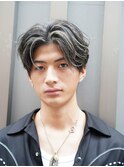 渋谷フェザーパーマニュアンスパーマメンズハイライトカラー