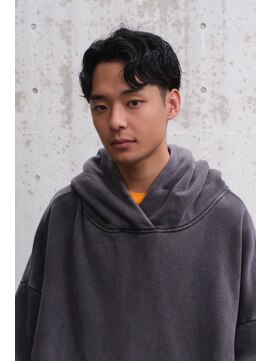 ブークル(boucle) メンズセンターパート センターパートパーマ