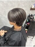 ハンサムショート×グレー