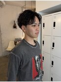 波巻きパーマサーフカール ツイストスパイラル フェザーパーマ