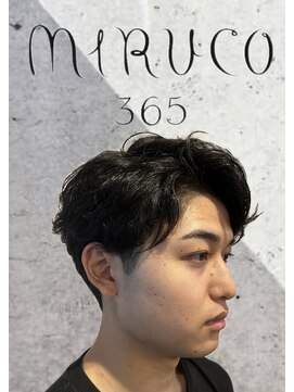 ミルコ バイ クラク(MIRUCO by KURAKU) メンズパーマ　アップバンクパーマ　ビジネスパーマ