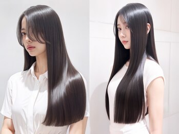 ラナン(Ranun)の写真/ドライヤーをするだけでも艶髪×美髪が叶う♪髪質改善ストレート(酸性縮毛矯正)で理想の魅力髪へ☆