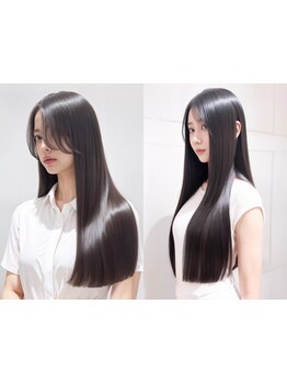 ドライヤーをするだけでも艶髪×美髪が叶う♪髪質改善ストレート(酸性縮毛矯正)で理想の魅力髪へ☆