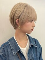 サンクマーケット 渋谷(cinq MARKET) ダブルカラーショートウルフカットショートボブレイヤー前髪あり