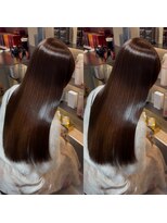 ユアーズヘア 東新宿店(youres hair)&nbsp;縮毛矯正＆韓国風暖色カラー