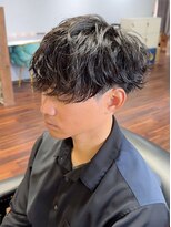 リ メイロ(Re.Meiro) ゆるめシャドウパーマ【メンズ/パーマ/眉毛/沖縄市/美里】