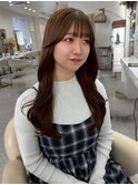 フェアリーレイヤー20代30代40代くびれヘアブラウンカラー