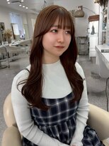 ロマーリ 倉敷(LOMARLIE)&nbsp;フェアリーレイヤー20代30代40代くびれヘアブラウンカラー