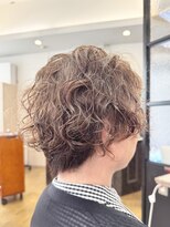 シュヴー 築地(CHEVEUX) ショートボブパーマ/40代/50代/60代/ショートパーマ