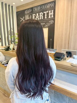 アース 三軒茶屋店(HAIR&MAKE EARTH) 明るすぎない絶妙なラベンダーピンクカラー【三軒茶屋】