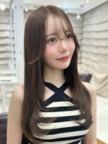 ヴィヴィッド オモテサンドウ(ViViD omotesando)&nbsp;顔周りカット ブラウンベージュ レイヤーカット 20代30代