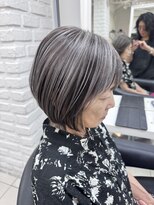 アッシュ 吉祥寺店(Ash)&nbsp;脱白髪染めファイバープレックスハイライト＋イルミナカラー