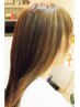 【2回目限定クーポン】外国人風ハイ・ローライト+カラー+極潤美髪Tr￥12960
