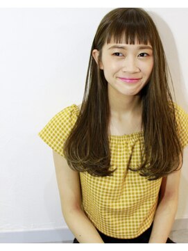 エニ(eni) シースルーショートバングロング