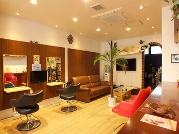 サニープレイスレオ(Sunny place Leo)の写真/[カット+カラー+スチームTOKIOトリートメント¥11360]ヘアケア&寛ぎ空間で贅沢Timeを♪《イルミナ》導入◎