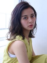 アンス 大阪梅田(ANs.)&nbsp;20代30代★暗髪でも透明感♪アッシュカラー×毛先カール