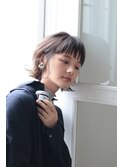 ODショ-トボブ/外ハネ/イルミナ/ナチュラル/アッシュ 池袋est