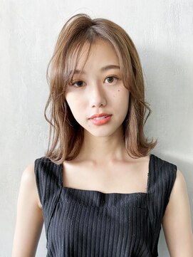 アイティー バイ アルバム 浦和店(IT by ALBUM) ナチュラルボブ_ピンクベージュボブルフクールショート_27965