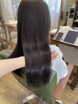 アンダーバーホワイトモデ 河内長野(_WHITE mode)&nbsp;◎ナチュラルグレイジュツヤカラー大人カラー河内長野千代田