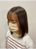 ☆フレーミングカラーのワンカールミディスタイル☆