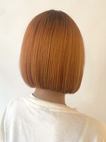 ヘアデザイン ファブロ(hair design FABRO.)&nbsp;◎ペールオレンジボブ◎