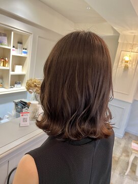 フレーム へアアンドトリートメント 天王寺北口店(FRAME) [FRAME 天王寺北口店] 艶カラーこっくりブラウン