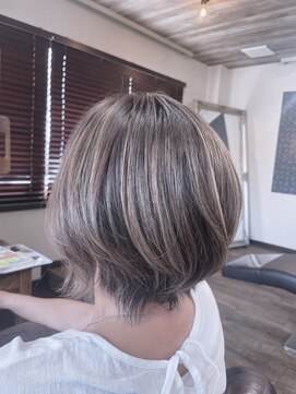 ルーム(ROOM) 【ROOM】大人キレイ◎くびれボブ透明感ハイライト