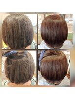 ラ テール バイ パーム ドゥ クープ(La Terre by perm de coupe)&nbsp;サラ艶ストレートボブ