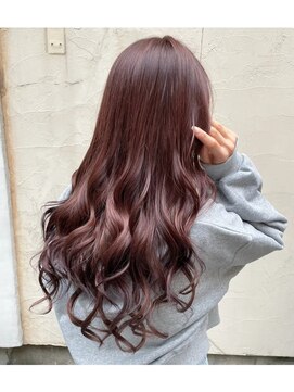 サーティーン(THIRTEEN) 春ヘア♪艶ピンク♪エクステロング《20代30代》