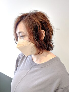 ラトリエコンタン(L´atelier Content) 30代・40代・50代にオススメ パーマでふんわりクビレスタイル