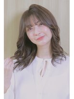 アロマ ヘアルーム 池袋店(AROMA hair room) グレージュくびれオルチャンヘアフェザーバング/池袋