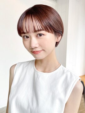 アイティー バイ アルバム 中野店(IT by ALBUM) マッシュショート_マチルダボブピンクベージュ_9528