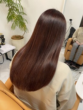 バロンビューティー(BARON Beauty) ブリーチなし/ピンク/艶カラー/髪質改善/トリートメント